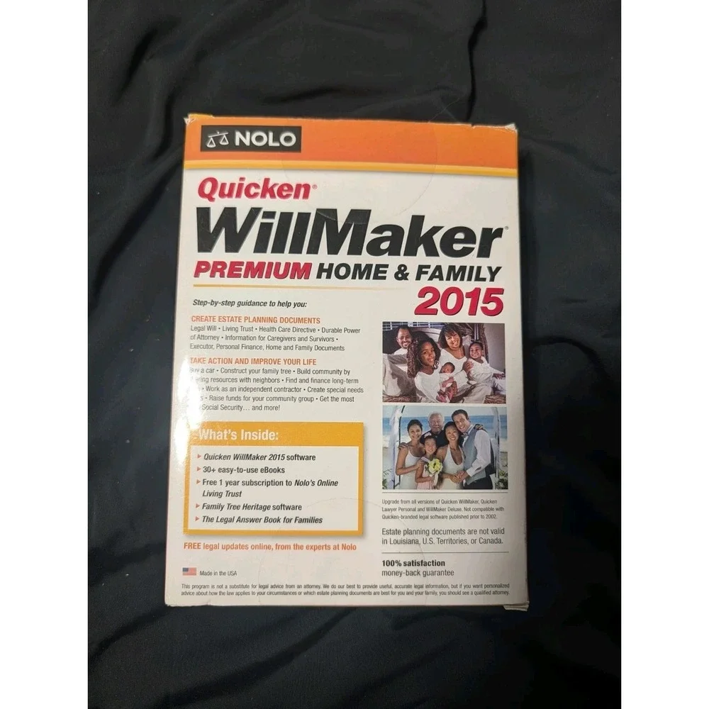 Quicken WillMaker Plus 2015 Book & Software Kit Nolo Estate Planning